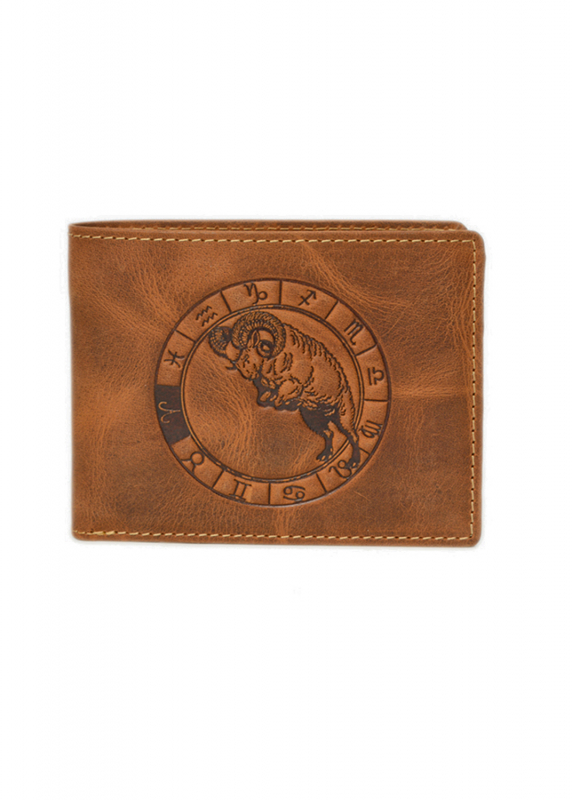 Vintage Scheintasche 2tlg. Widder Leder